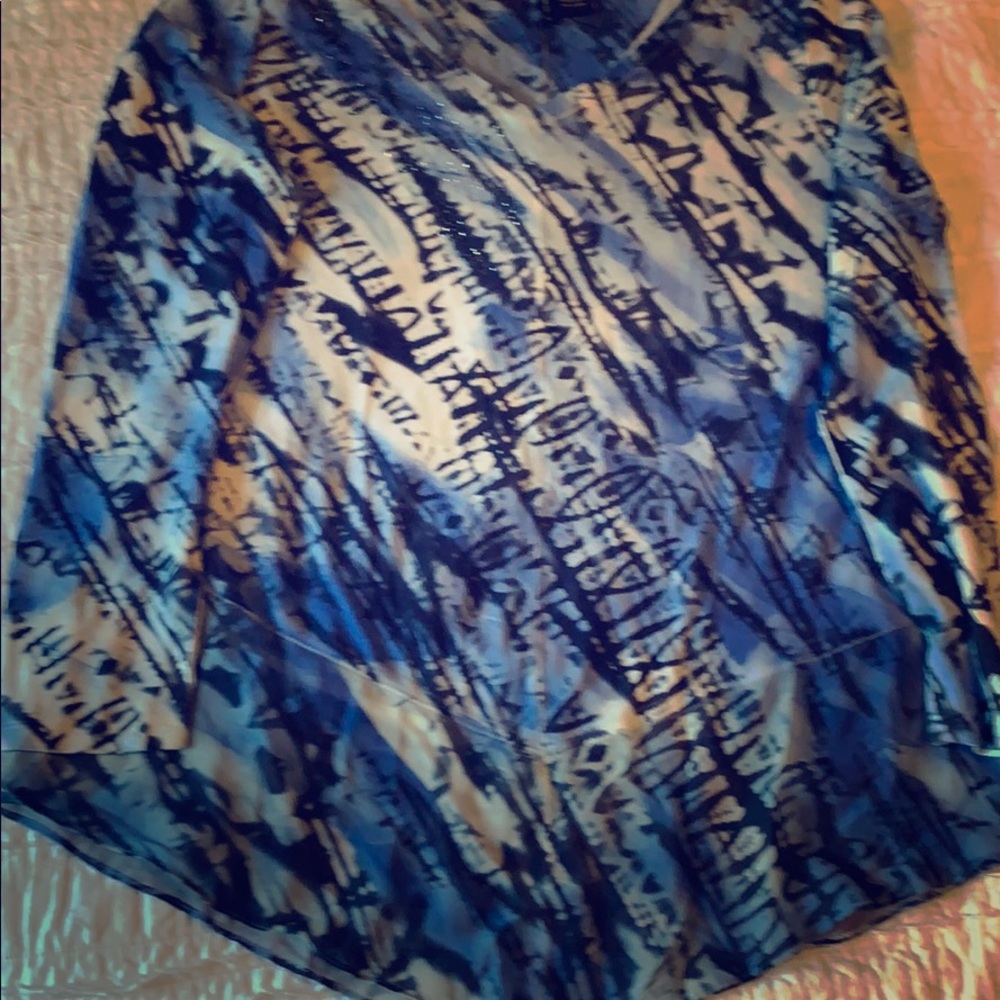 ND EUC tunic tie dyed with sparkles!